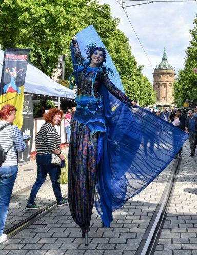 Wasserwesen Stelzenläufer buchen